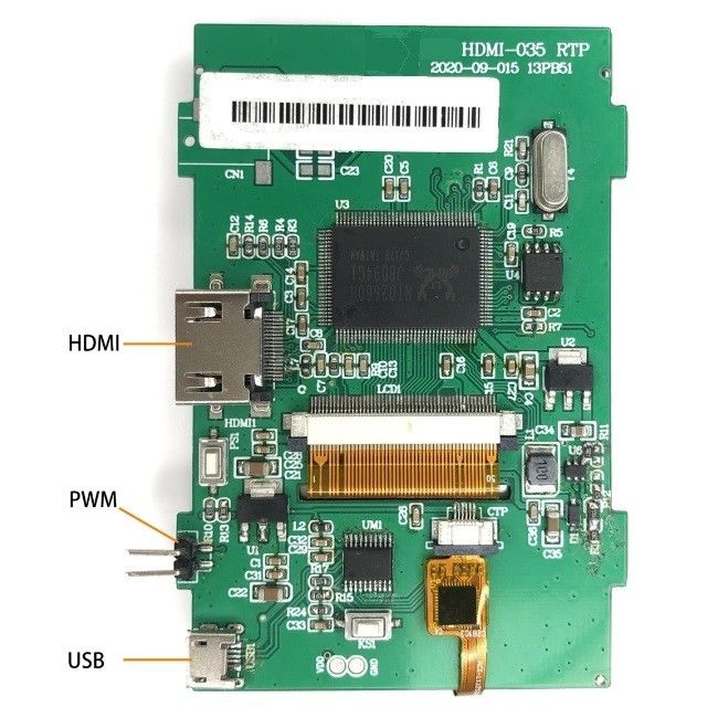3.5 ∆HDMI LCD экран 320*480 Raspberry Pi дисплей с сенсорным управлением емкостью/сопротивлением
