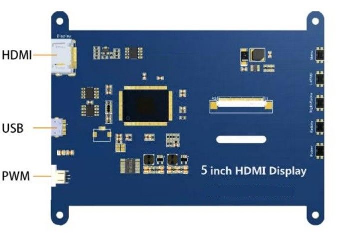 HDMI интерфейс 5 дюймовый Tft LCD дисплей емкостный резистивный сенсорный Raspberry Pi OS Ubuntu Windows